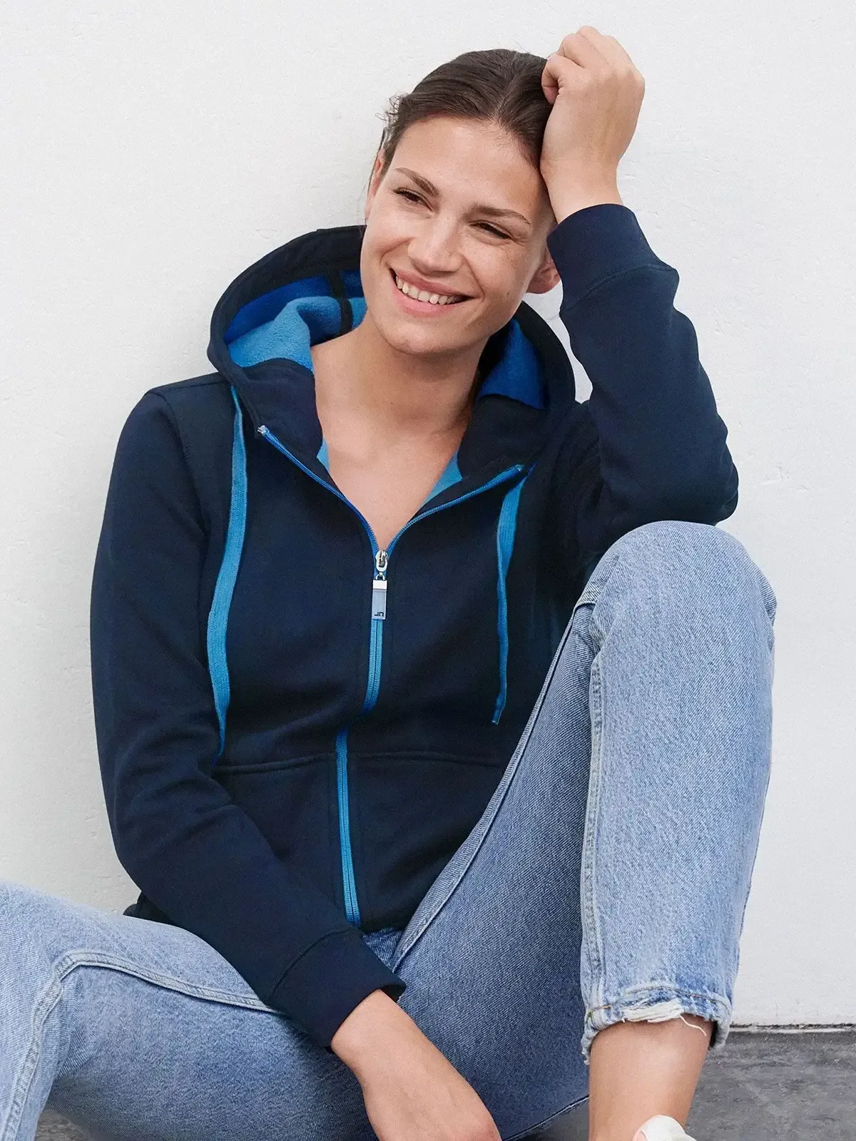 Felpa da donna double face sportiva con maniche set-in - James & Nicholson - JN354