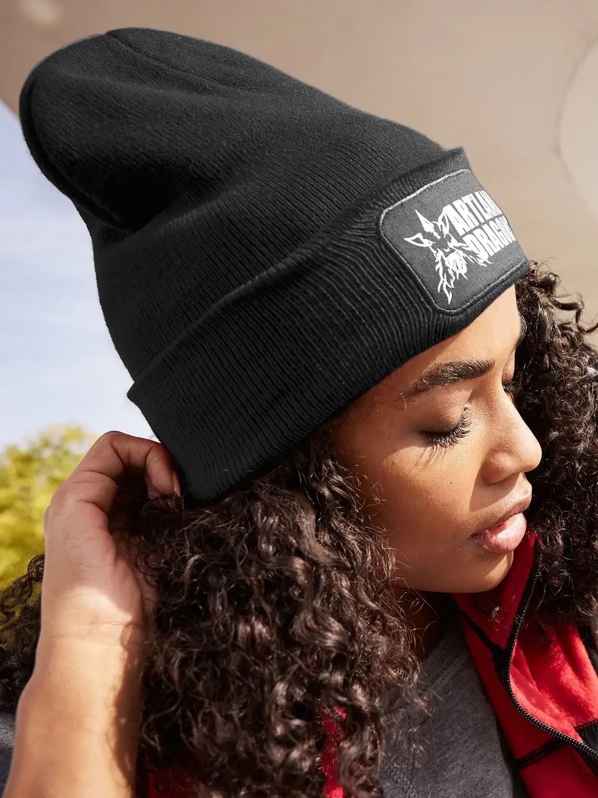 Berretto classico lavorato a maglia con toppa - Myrtle Beach - MB7403