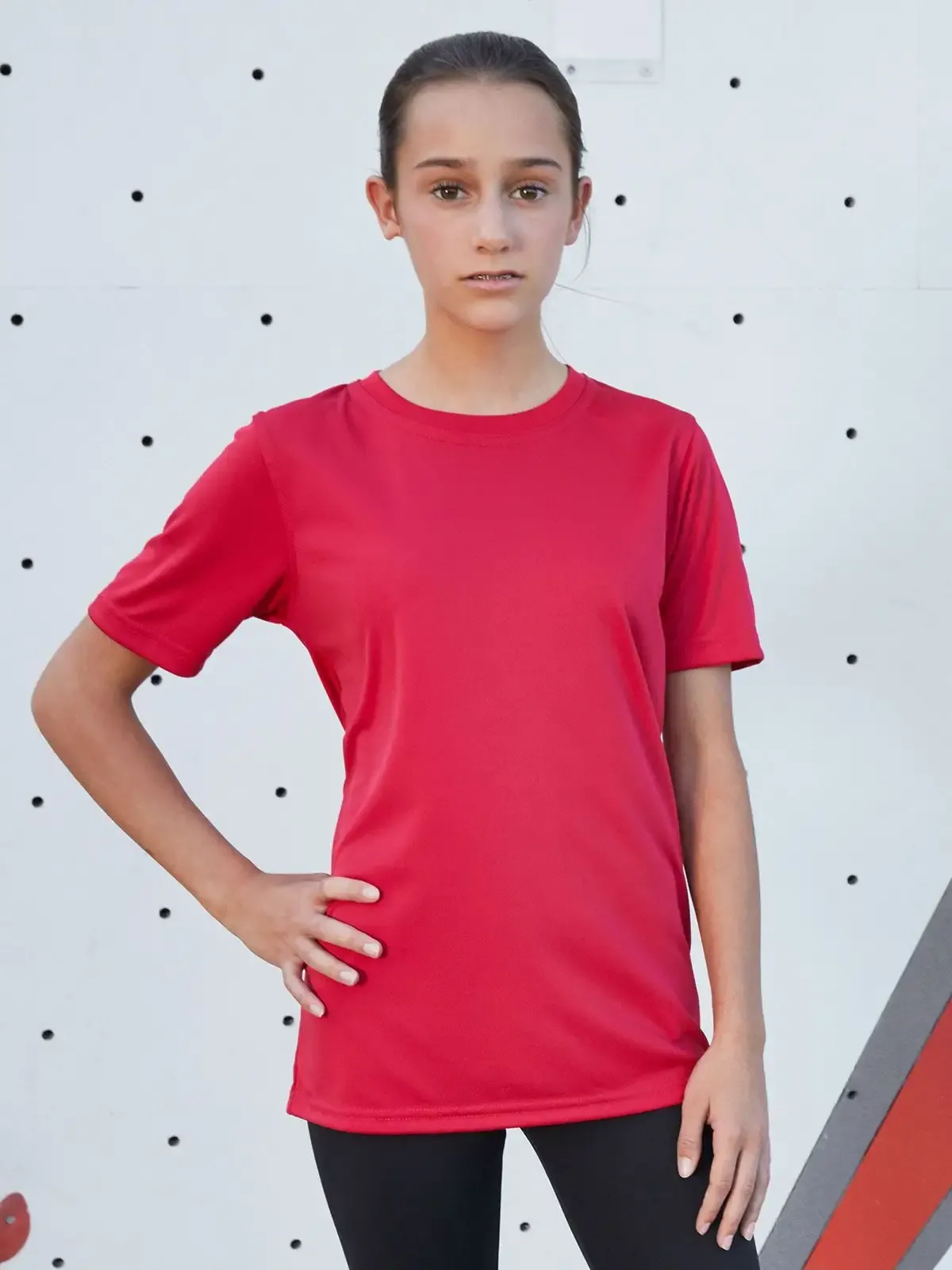 T-shirt da bambino per tempo libero e sport con parasudore - James & Nicholson - JN358K