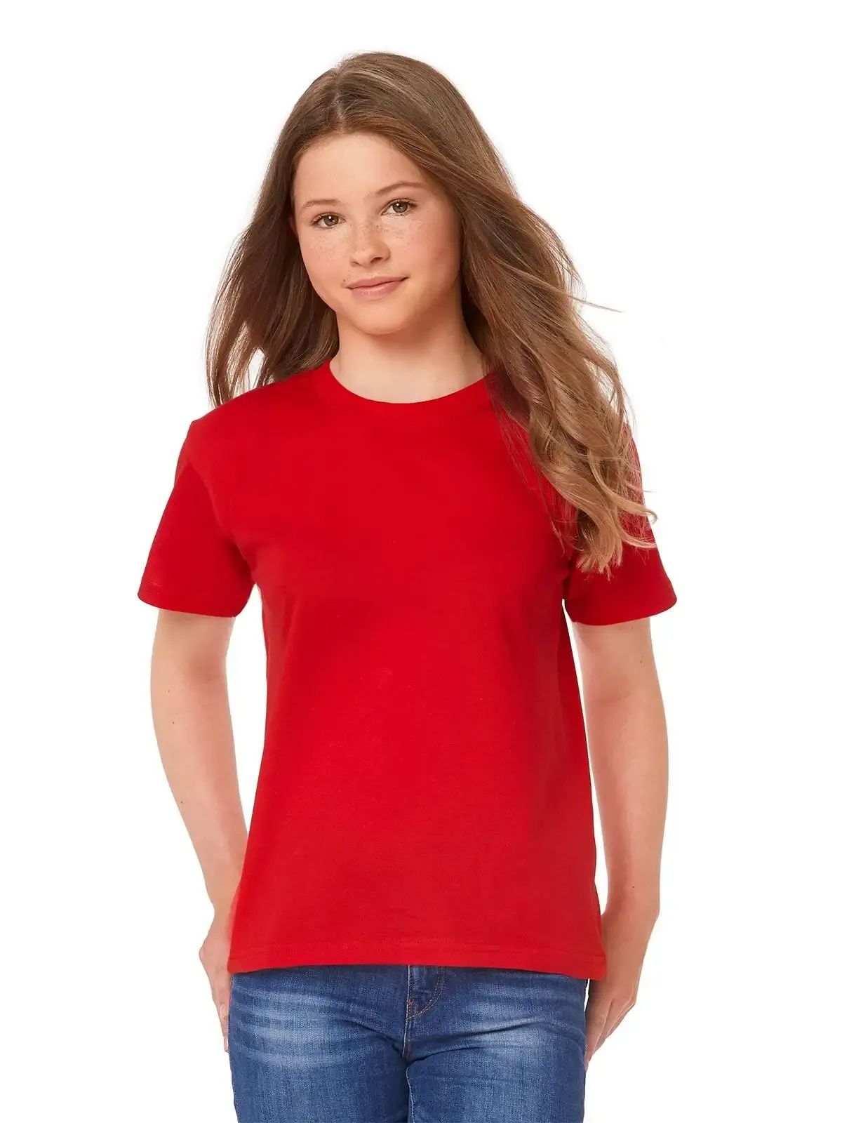 T-shirt da bambino Exact 150 a maniche corte set-in - B&C - BCTK300
