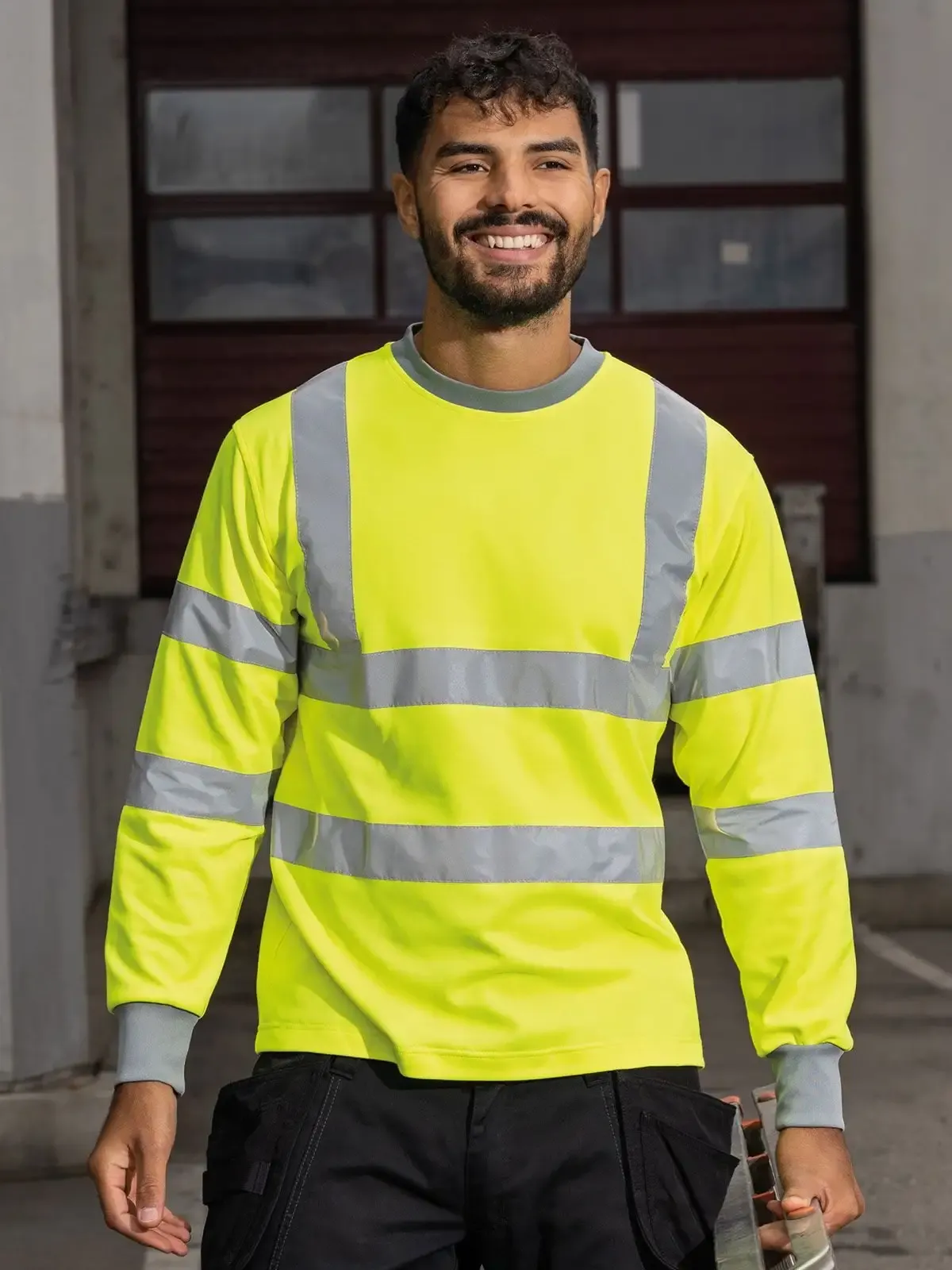 T shirt da lavoro alta visibilità a maniche lunghe - Korntex - KXPCLSHIRT