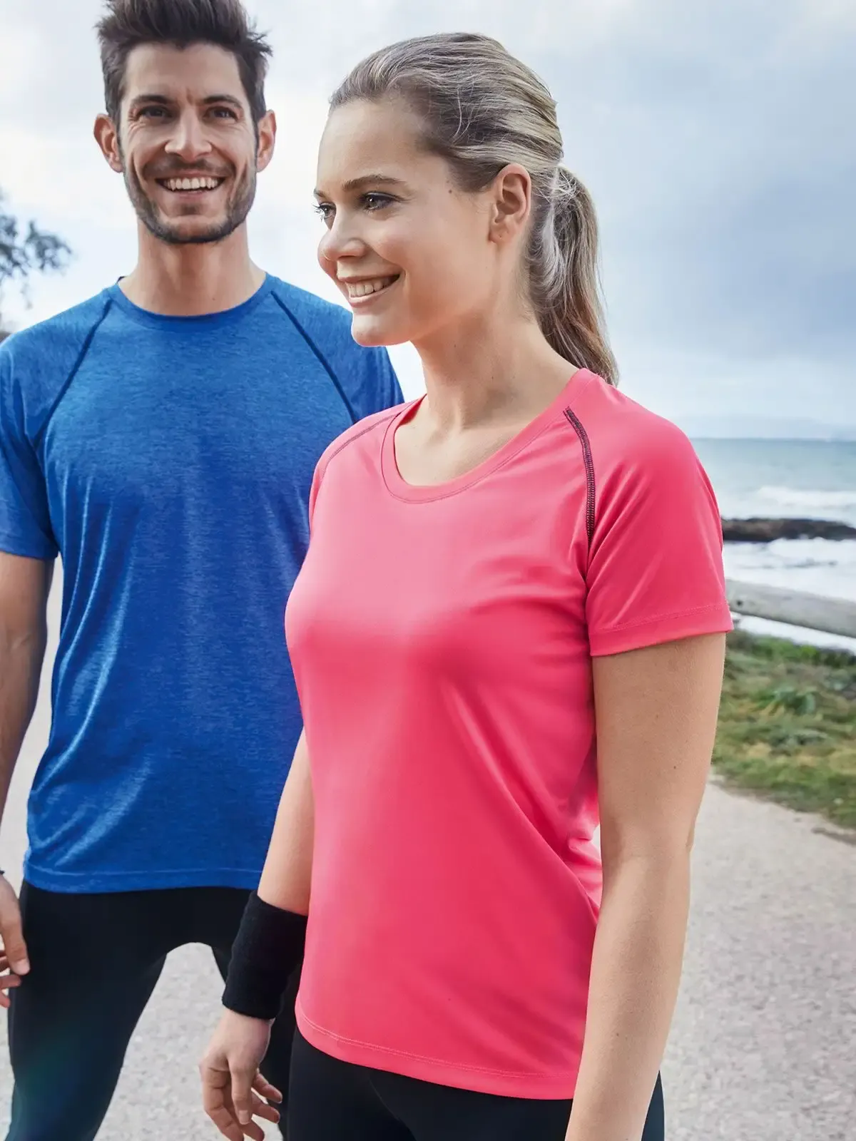 T shirt sportiva da donna per fitness e sport transpirante - James & Nicholson - JN495