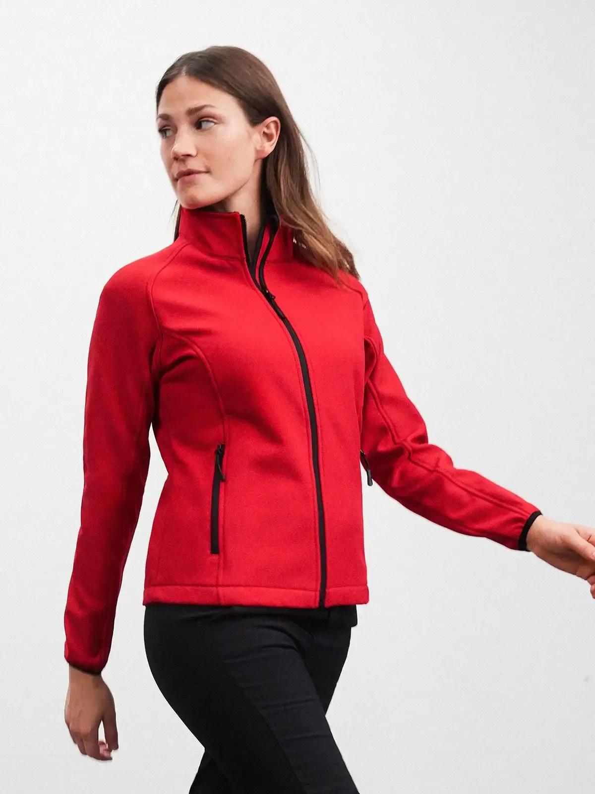 Giacca da donna in softshell a due strati idrorepellente e antivento - James & Nicholson - JN1129