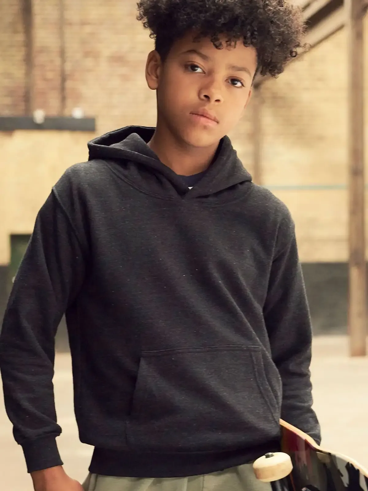 Felpa da bambino con cappuccio e senza cordoncino - Awdis Just Hoods - JH001J