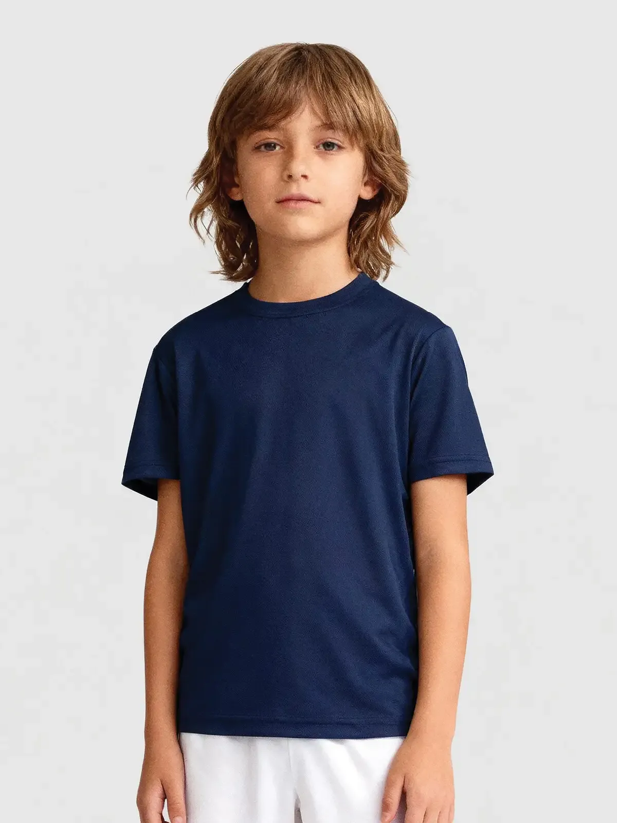 T-shirt tecnica da bambino a girocollo e maniche set-in - Sprintex - SPK110