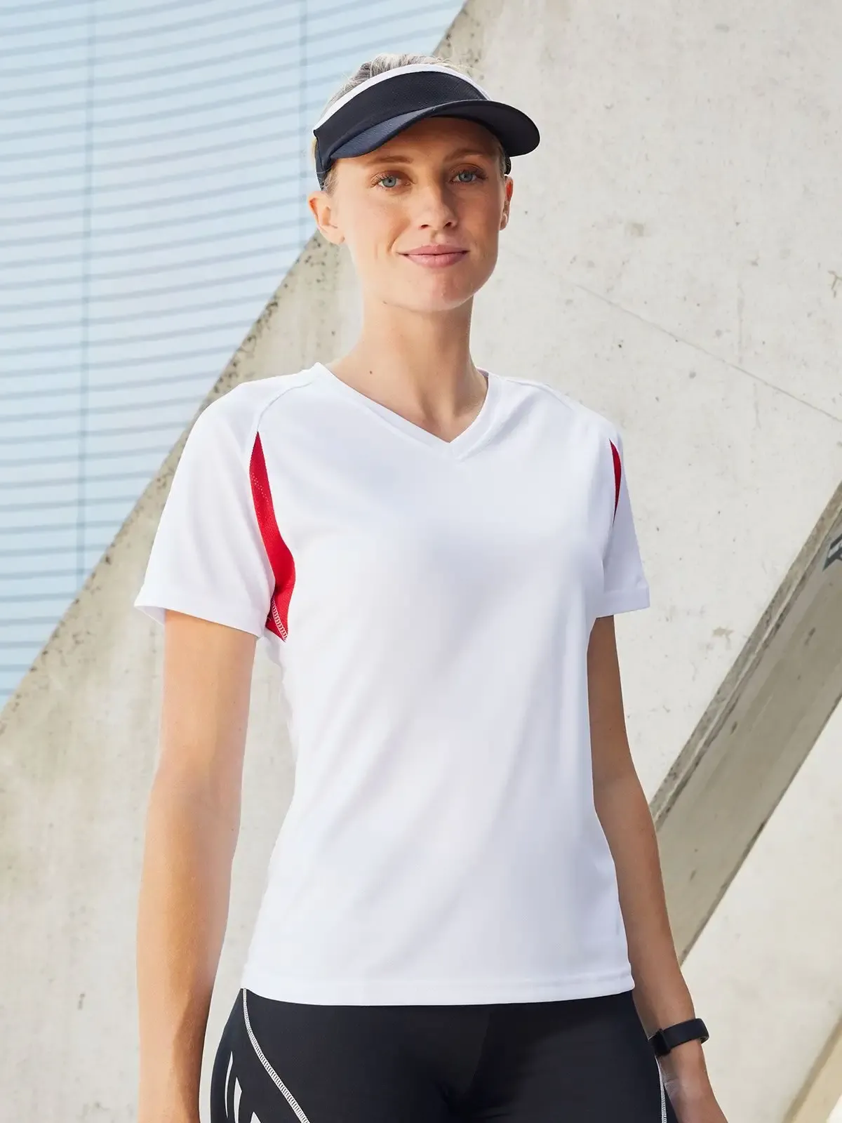 T-shirt sportiva da donna da corsa confortevole da indossare - James & Nicholson - JN316