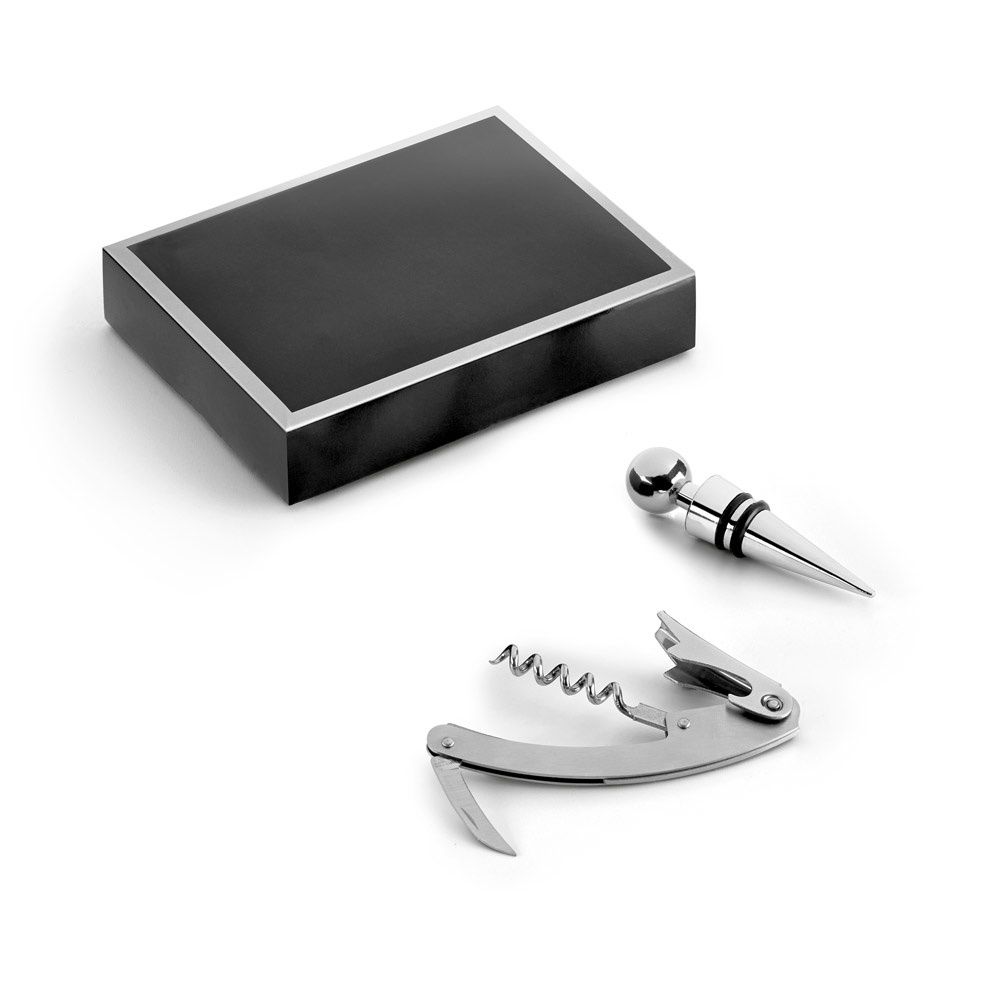 BARREL. Set da vino in zinco e acciaio inox - 94191