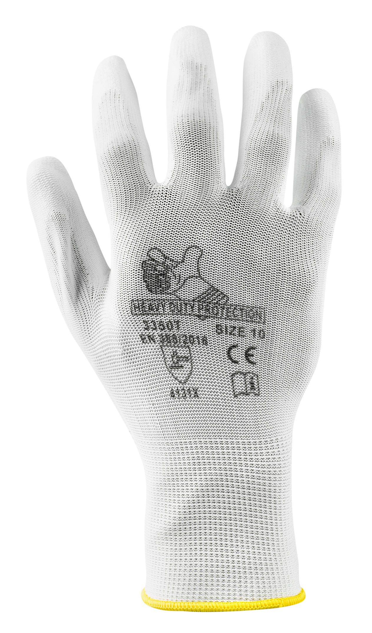 Guanto da lavoro in poliestere spalmato pu  - Heavy duty protection - 3350T