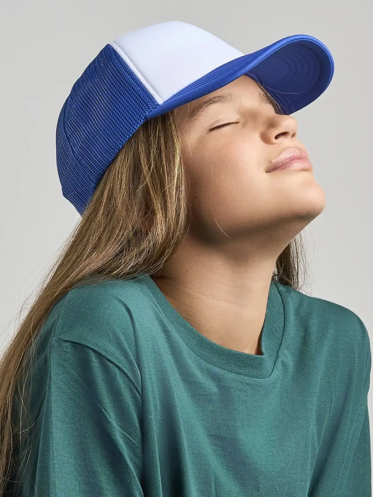 Cappello a 5 pannelli da bambino 100% poliestere riciclato - Atlantis - ATKDRP