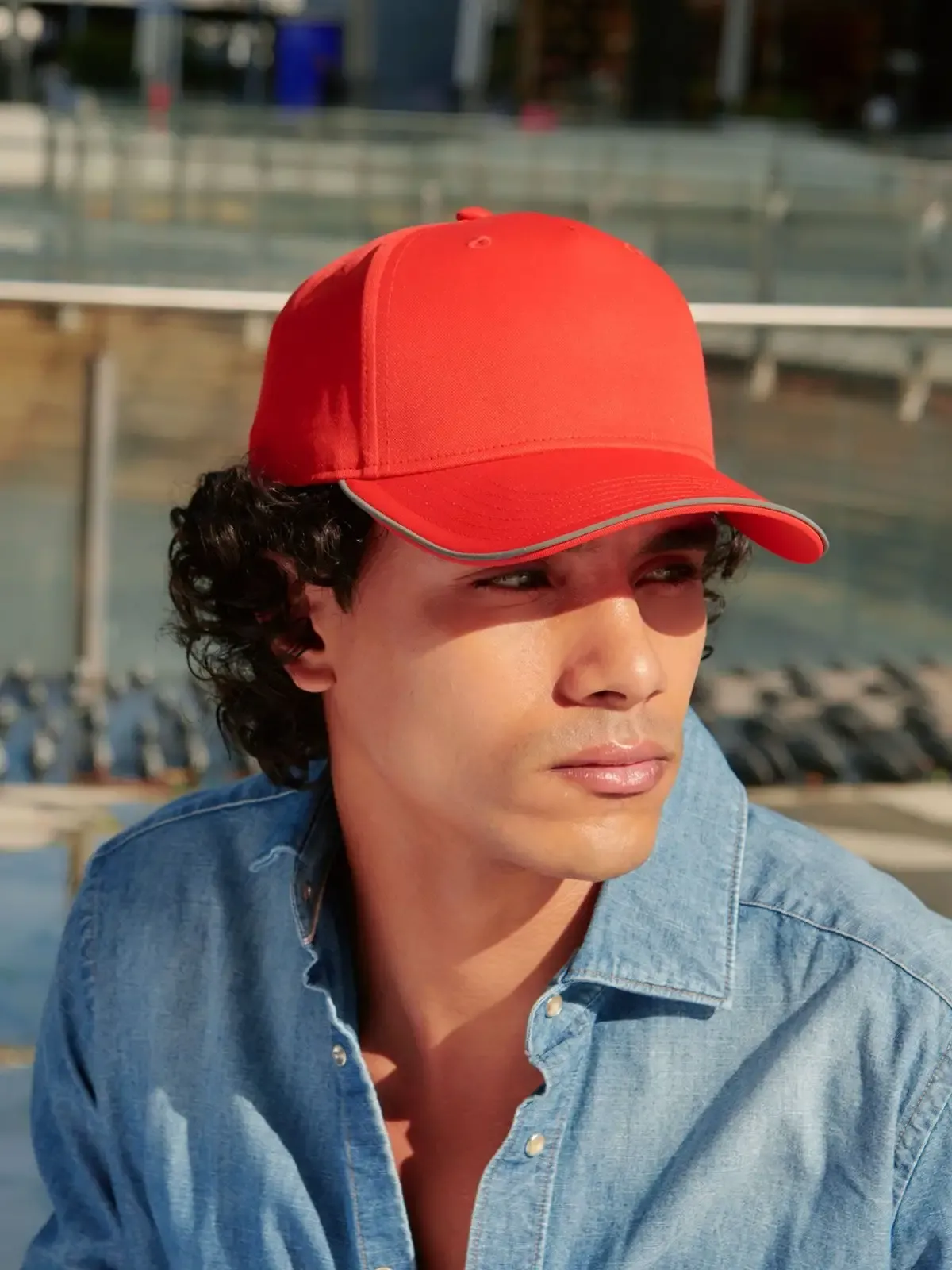 Cappello Reflect-S a 5 pannelli in poliestere riciclato - Atlantis - ATREFS