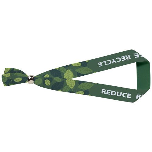 Braccialetto per festival Evi in PET riciclato con chiusura in metallo - 1PL028