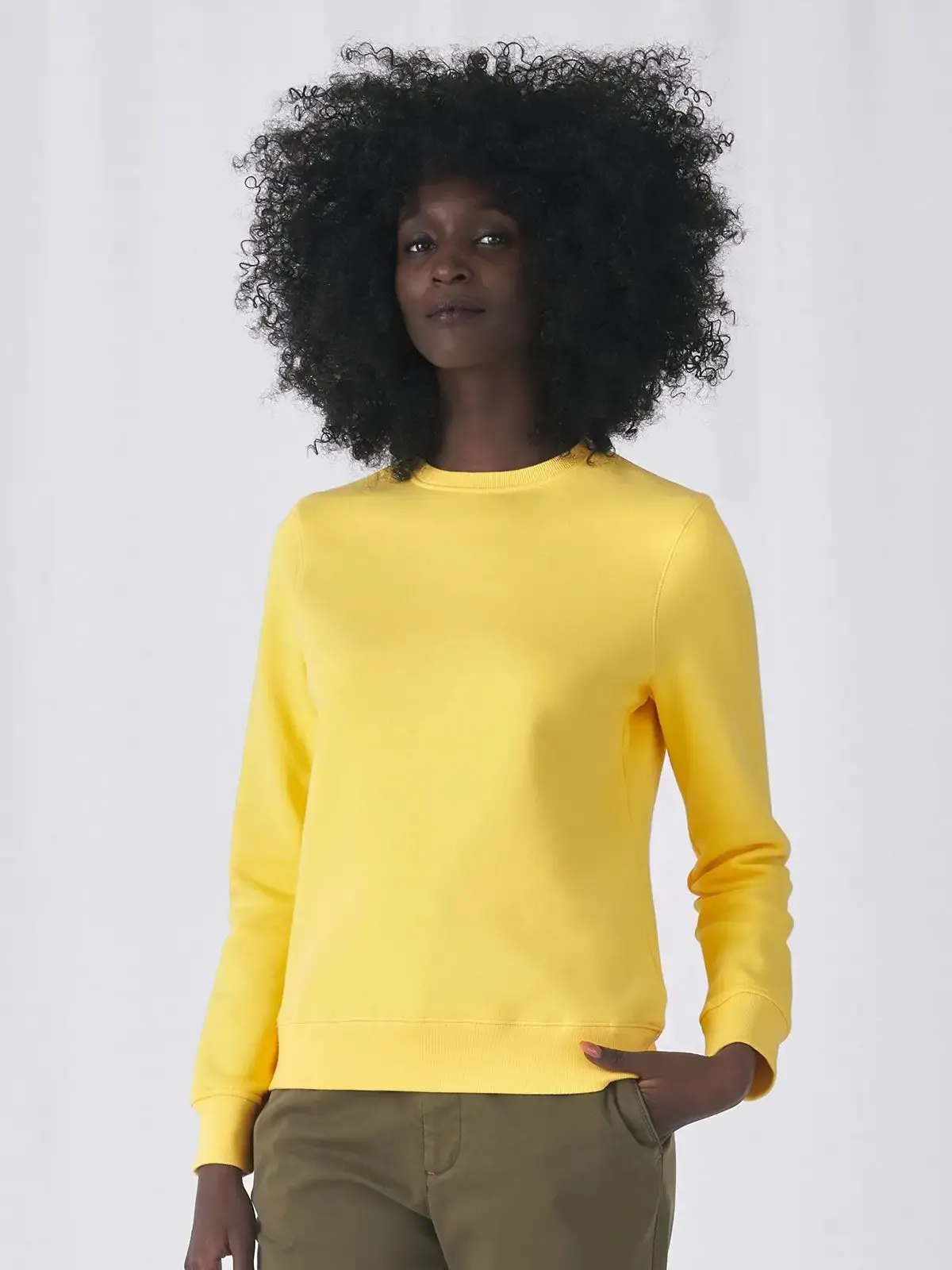 Felpa Queen con girocollo di alta qualità e maniche set-in - B&C - BCWW01Q