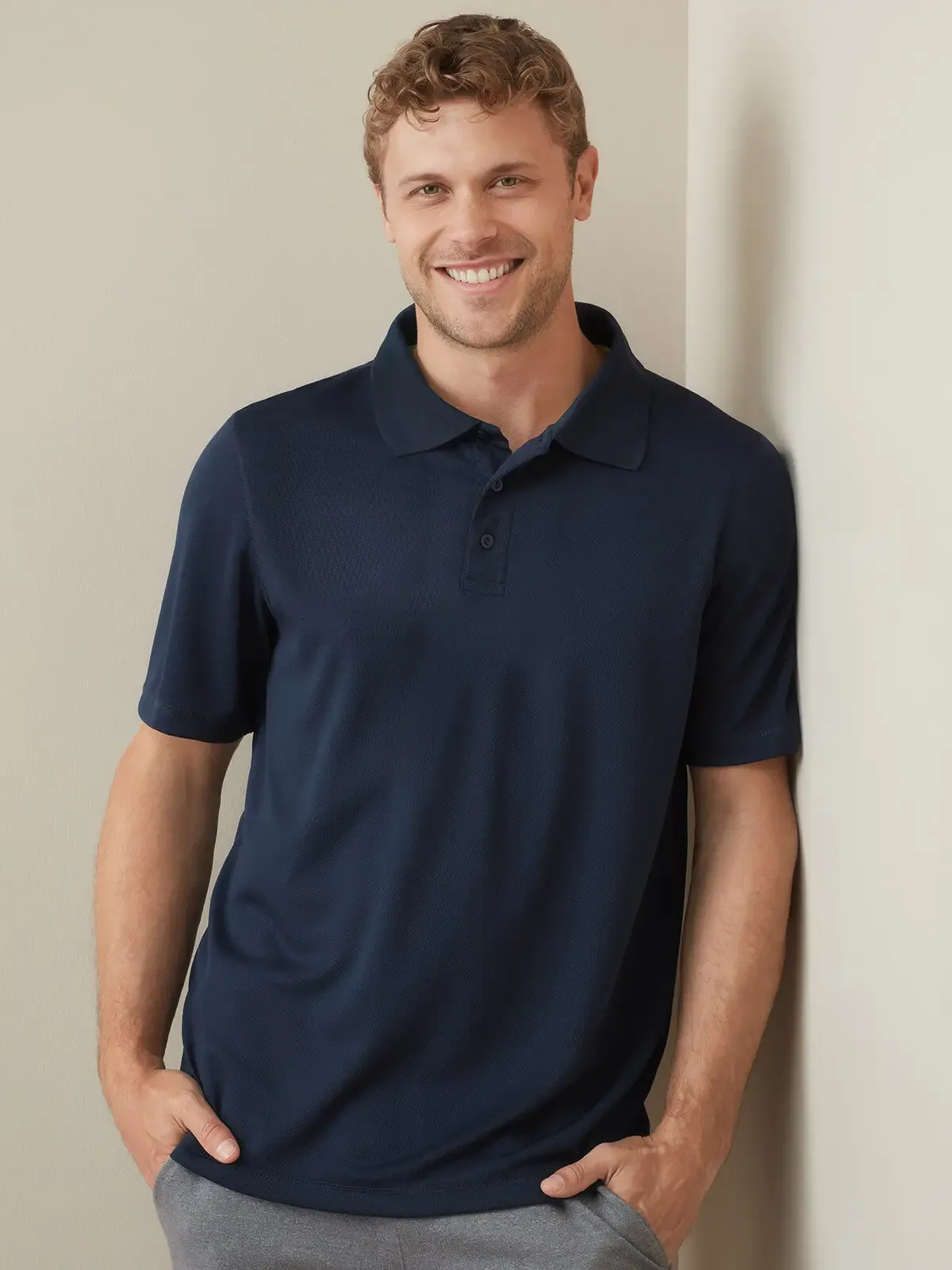 Polo a maniche set-in con colletto a costina e polsini assenti - Stedman - ST8450