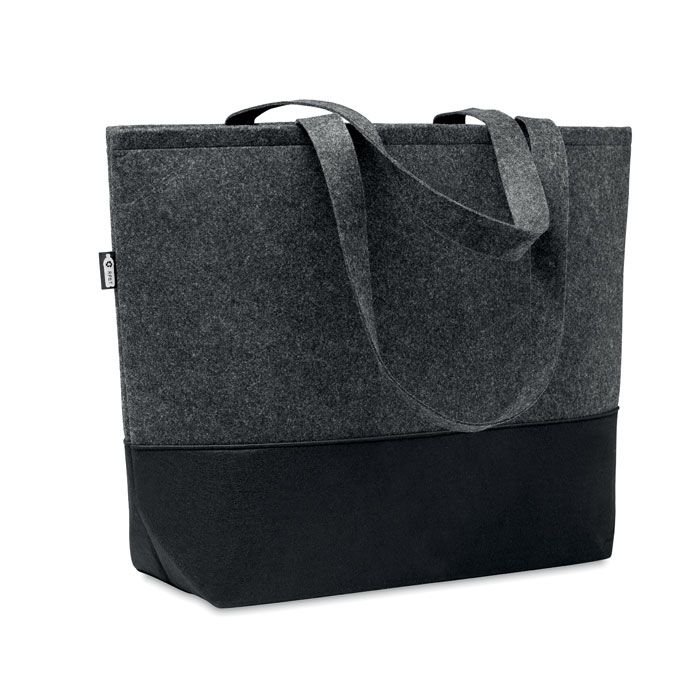 DUO INDICO. Shopper in feltro RPET - MO6455
