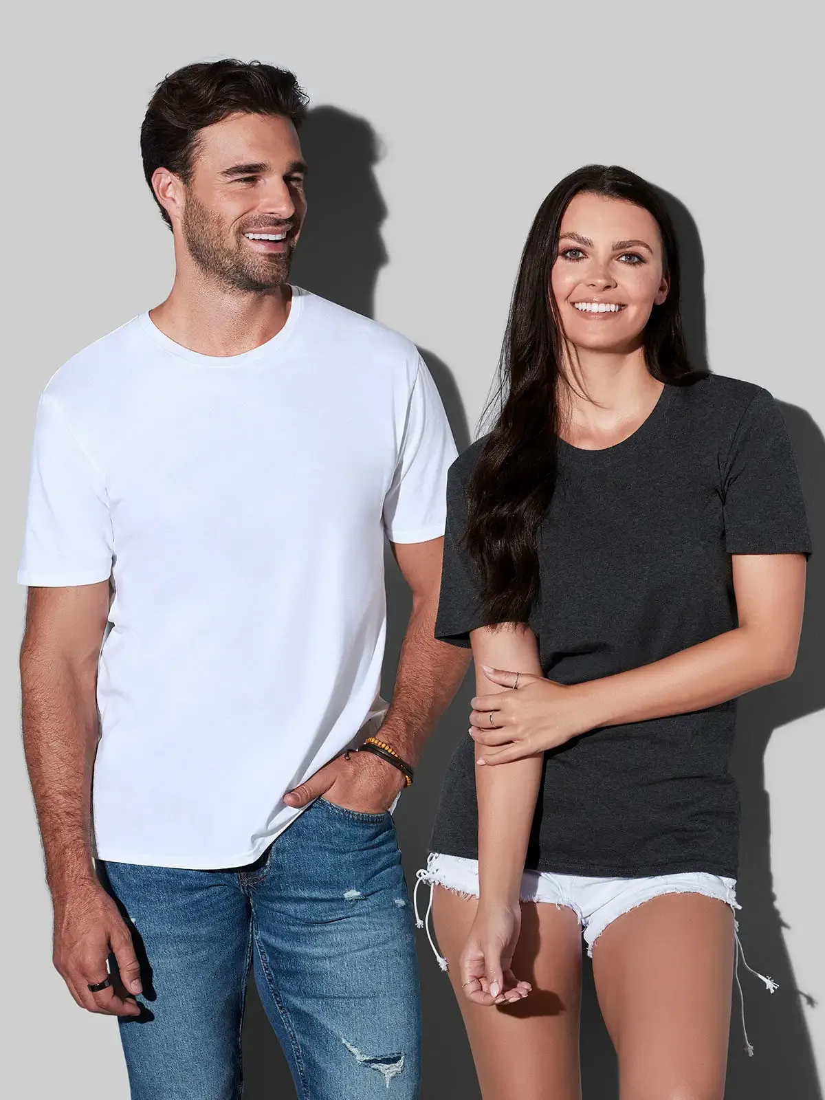 T-shirt unisex a girocollo e cuciture laterali per vestibilità ottimale - Stedman - ST7000