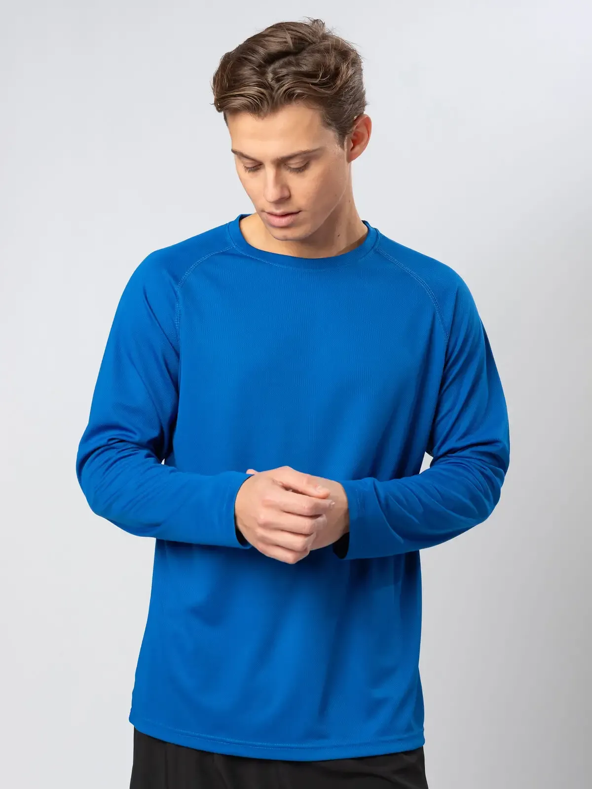 T-shirt a manica lunga raglan e tessuto traspirante - Sprintex - SP104