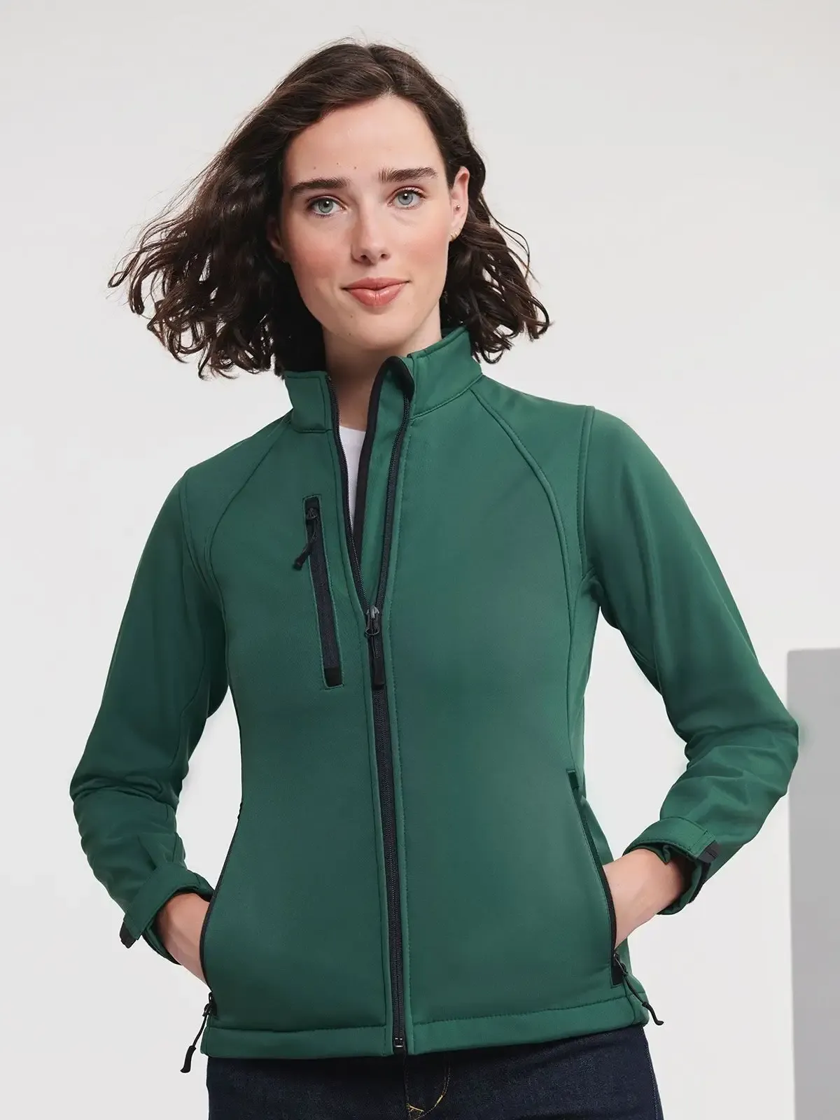 Giaccada donna in softshell con tessuto a 3 strati - Russell Europe - JE140F