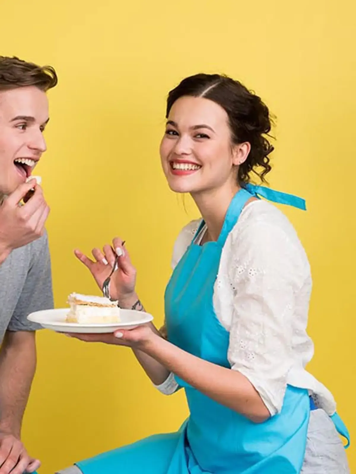 Grembiule in canvas con tasca frontale - Bear Dream - BDCAA60