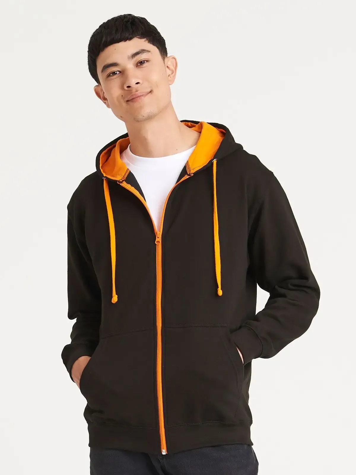 Felpa Varsity Zoodie con cappuccio doppio strato e chiusura con zip - Awdis Just Hoods - JH053